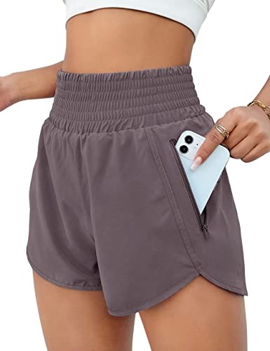 Women athletic shorts high - women's,